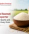 How a Trusted Basmati Rice Exporter Ensures Quality and Purity in Every Grain